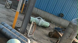 缠绕式气瓶爆破试验台成功交付客户并进行实验！