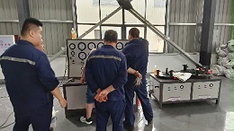 黑龙江某石化企业采购安全阀校验台