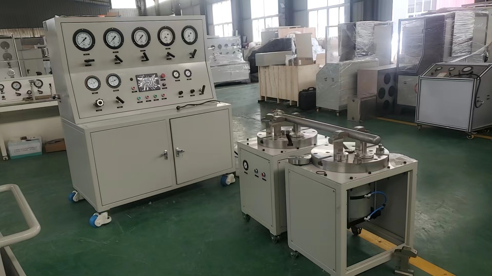 欧迪美特磁翻板液位计气密性试验台